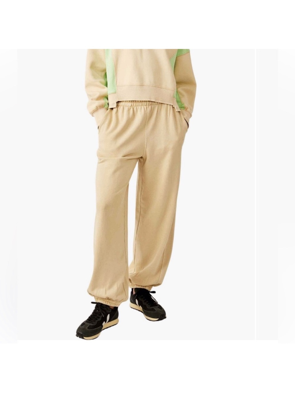 FP Movement Beige Jogger Sweatpants